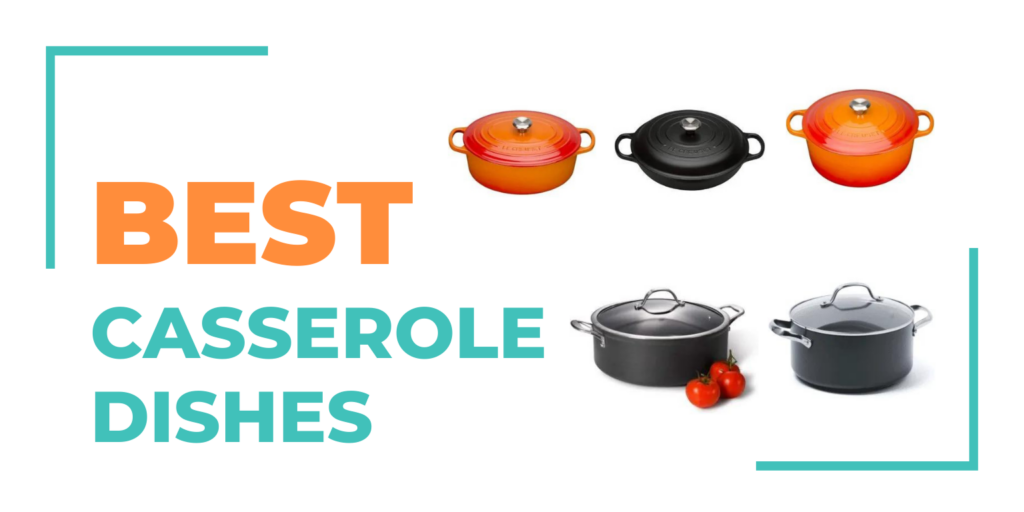 casserole dishes collage