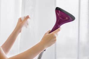 cleaning curtains