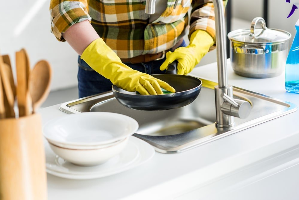 how to clean burnt saucepans
