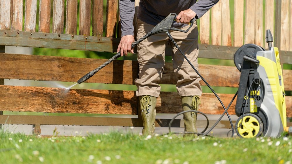 how to use a pressure washer without an outside tap