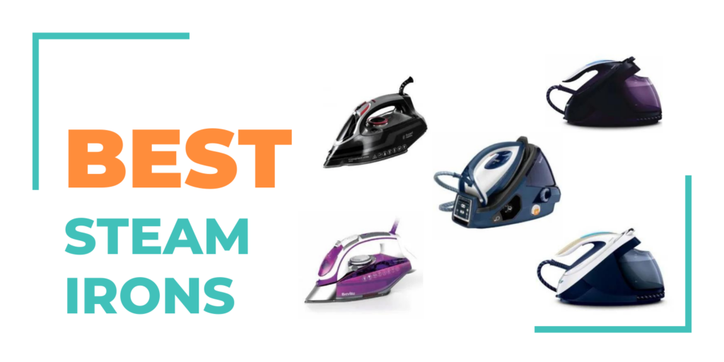steam irons collage