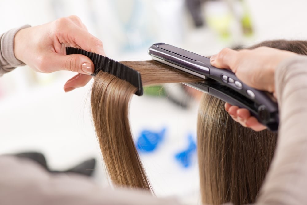 when were hair straighteners invented