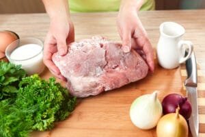 frozen meat