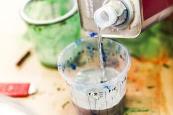measuring mineral spirit