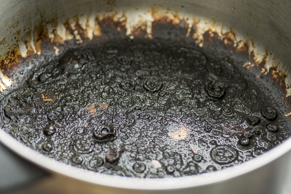 why does my soup maker burn on the bottom
