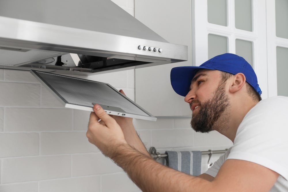 how to clean a cooker hood filter