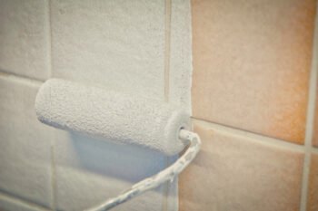 Painting the old wall white